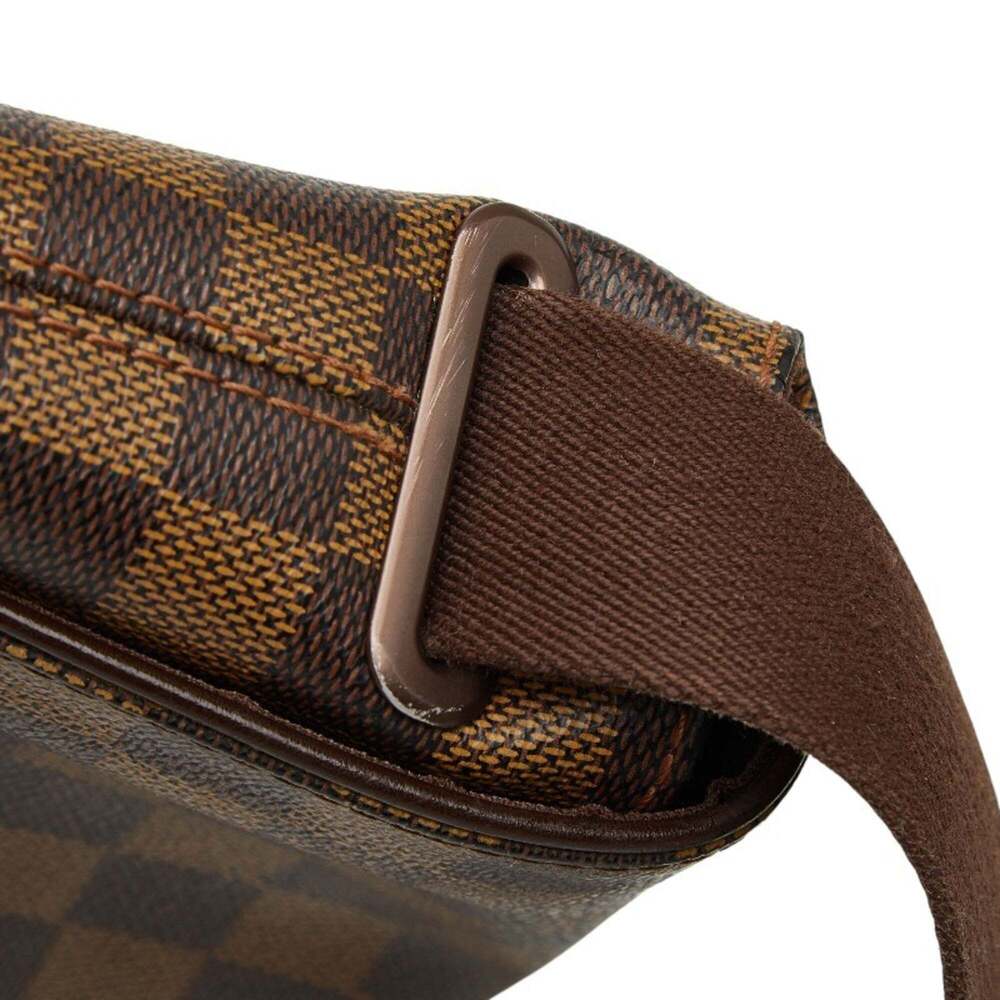 LOUIS VUITTON Brown Damier Leather Shoulder Bag - Picture 10 of 15